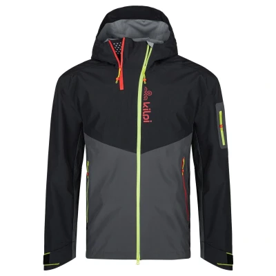 Image de Veste imperméable homme Kilpi Metrix bleu foncé 3XL Sports d&#039;hiver Respirant Manches longues