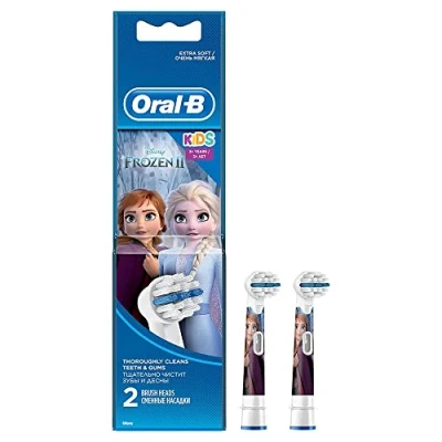 Image de ORAL B elec Stages Power Pack de 2 Brossettes Rechange Motif Reine des Neiges