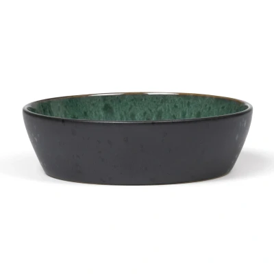 Image de BITZ bol à soupe, soupe en faïence, 18 cm de diamètre, noir/vert
