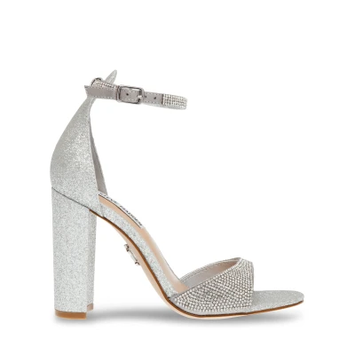 Image de Steve Madden Capsule Sandales à talons hauts, Femme, Taille: 41, Crystal Tissu / matière synthétique