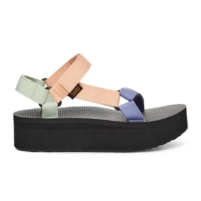 Image de Teva Femme Flatform Universal Sandale, Sherbert Multi, 40 EU