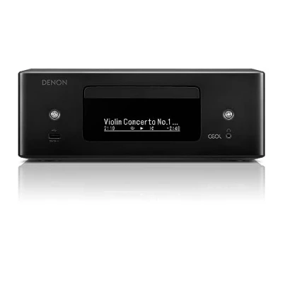 Image de Denon RCD N12DAB Système Compact avec amplificateur HiFi, Lecteur CD, Streaming Musical, HEOS Multiroom, Bluetooth, Wi FI, AirPlay 2, Compatible Alexa, 2 entrées TV optiques, Radio Dab+