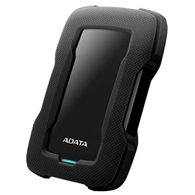 Image de ADATA HD330 Disque Dur Externe 4000 Go, USB 3.2 Gen1, Noir, pour PC/Mac/PS4/XBOX/PS5, Résistant aux Chocs