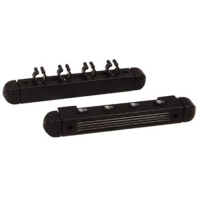 Image de Porte queues de billard mural Pour 4 Noir