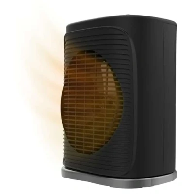 Image de Cecotec Chauffage électrique à faible consommation ReadyWarm 2050 Max Force Black. Ventilateur chauffant de 2000 W, 3 Modes, Thermostat réglable, Utilisation facile, Zone couverture 20 m2, Noir