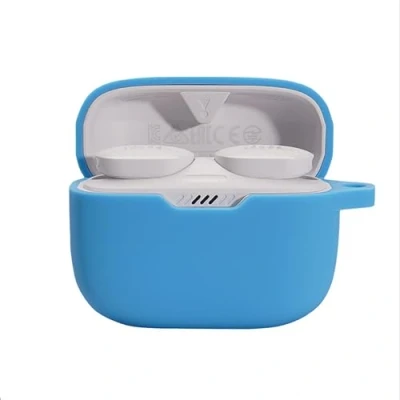 Image de GIOPUEY Étuis Compatible avec JBL Tune 235NC, Coque Silicone, Poids léger, Antichoc, Portable Blue