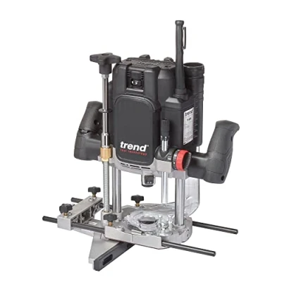 Image de Trend Défonceuse d&#039;atelier à vitesse variable T14EK, 2300W, 12 mm, 230V EU, profondeur de plongée 80 parfait pour une utilisation la main et sur table, T14EK/EURO