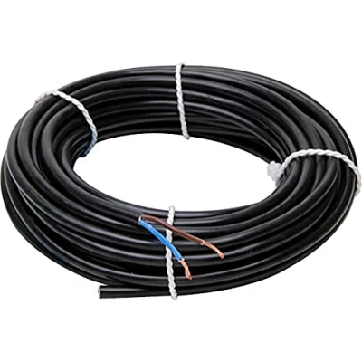 Image de Kopp 152210845 H03 VV F Tuyau conducteur Noir 2 x 0,75 mm² 10 m