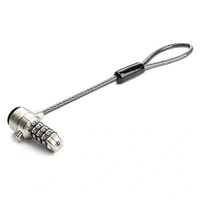Image de StarTech.com Boucle d&#039;extension Universelle pour Câble d&#039;ordinateur Portable 15 cm antivol à Combinaison 4 Chiffres K Slot Lock de sécurité Informatique créer Un verrou