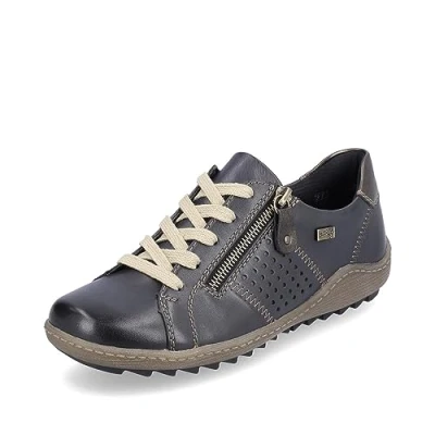 Image de Remonte Baskets à lacets pour femme R1437, semelle lâche, TEX, Bleu 14., 39 EU