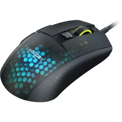 Image de Roccat Burst pro Souris de jeu optique ultra légère (haute précision, capteur Owl Eye, rétroéclairage RGB AIMO LED), noir