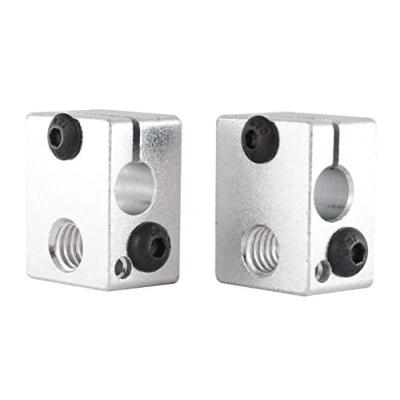 Image de 3D FREUNDE 2 pcs. Bloc chauffant en aluminium E3D V6 Clone Heater Block Extruder Hotend RepRap Prusa I3 Makerbot imprimante