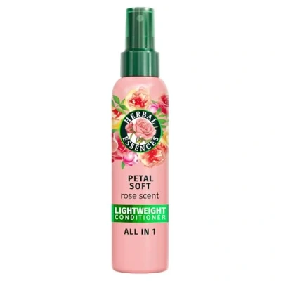 Image de Herbal Essences Parfum Rose douceur Spray Léger Tout En Un 145ml Démêle, Nourrit, Anti frisottis, Répare, Protège de la Chaleur, Donne l’Éclat et réparation