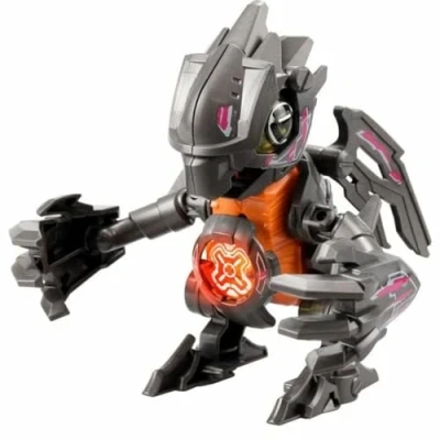 Image de YCOO Biopod Kombat Warrior Pack 1 Créature électronique avec effet Sonore et Lumineuse à Construire son socle 10 modèles collectionner Piles LR44 incluses Jouet Enfant Dès 5 ans