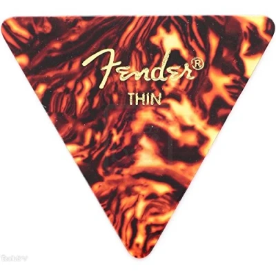 Image de Fender 355 Classic Pick Pack Shell Thin (lot de 12 médiators)