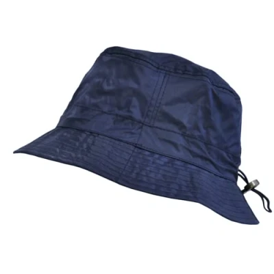 Image de TOUTACOO, Bob de Pluie, Chapeau Ajustable, Aspect Nylon (03 Bleu Marine, M L)