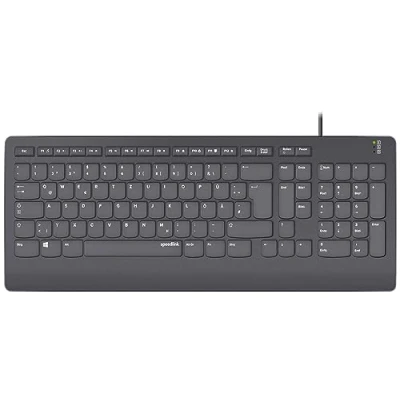 Image de Speedlink Hi GENIC Antibacterial Keyboard, Clavier aux propriétés antibactériennes, Noir