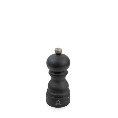 Image de PEUGEOT Moulin à Sel Paris u&#039;Select 12 cm + Gemme Inclus 6 Réglages de Moutures Prédéfinies En Bois Labellisé PEFC Fabrication Française Coloris Graphite