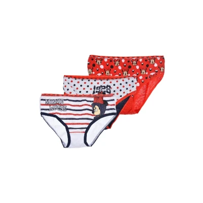 Image de Mickey &amp; Minnie 3 PACK Slip pour enfants, Taille: 6 8a, Mehrfarbig