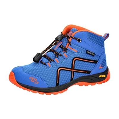 Image de Brütting Guide High Chaussure de Course Tout Terrain, Bleu/Orange, 38 EU