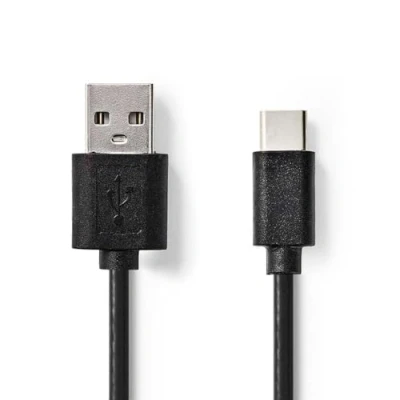 Image de Nedis CCGL60601BK20 câble USB 2.0 2 m A C Noir Neuf