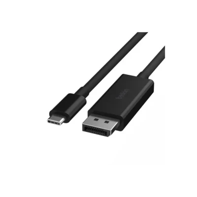 Image de Belkin AVC014bt2MBK 2 m USB Type C DisplayPort Noir