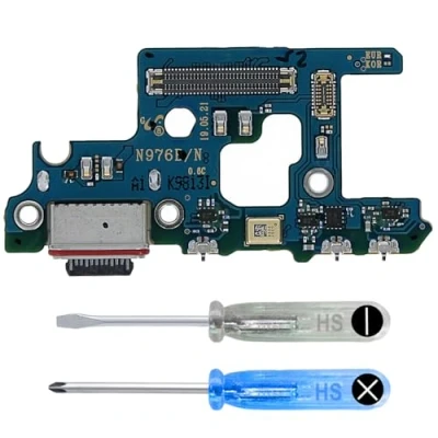 Image de MMOBIEL Connecteur de Charge Compatible avec Samsung Galaxy Note10 Plus 5G N976 Dock Connector USB C Jack Audio/Microphone/Antenne Remplacement INCL. Tournevis