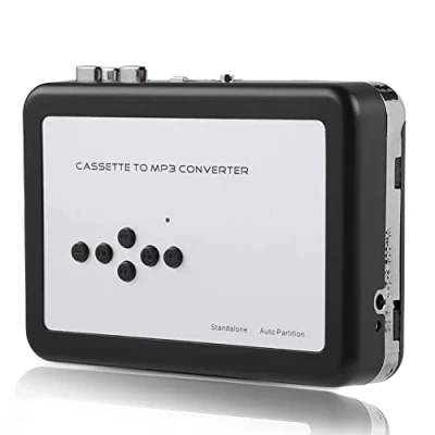 Image de Cassette Tape to MP3 Converter, Portable vers Lecteur de Musique Audio à Capture numérique avec Pilote Flash USB Convient pour Windows XP/Vista/7/8