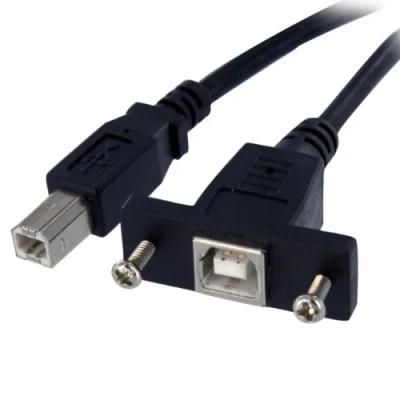 Image de StarTech.com Câble USB 30 cm monté sur panneau B vers F/M Neuf