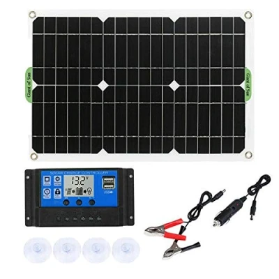 Image de Kit de Panneau Solaire 180W Chargeur Batterie 12V avec ContrôLeur 50A pour Camping Car RV