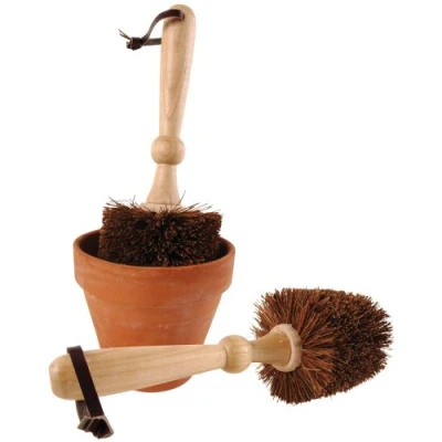 Image de Esschert Design TG114 Brosse à Poils pour Pot de Fleurs Marron 12,7 cm