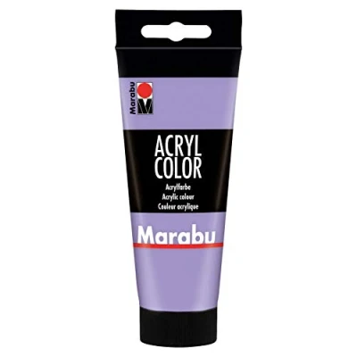 Image de Marabu Peinture Acrylique crémeuse à Base d&#039;eau, séchage Rapide, résistante la lumière, imperméable l&#039;eau, Application avec Pinceau et éponge sur Toile, Papier Bois, 100 ML