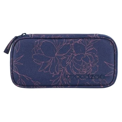 Image de coocazoo Trousse à crayons compartiment pour compas équerre emploi du temps portestylo amovible poche zippée supplémentaire partir de la 3ème classe. Sweet Rose Violet