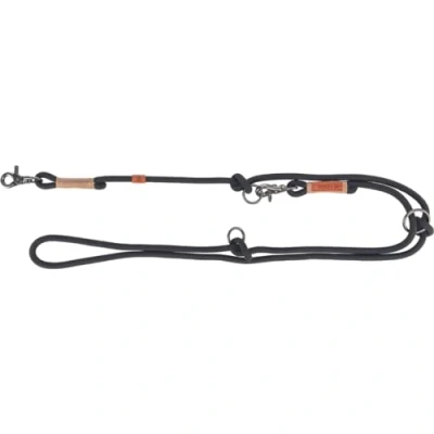 Image de TRIXIE BE Nordic 17235 Laisse en V réglable avec Charme Nordique pour Chiens de Grande à très Taille Noir/Sable 2 m Ø 13 mm L XL