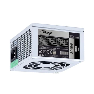 Image de Akyga AK S1 300 SFX Bloc d&#039;alimentation pour PC W PPFC P4 2 x SATA Molex 12 cm