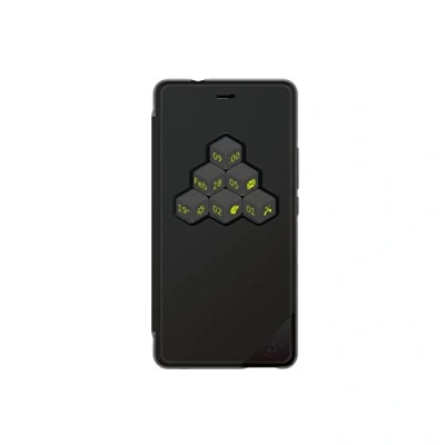 Image de Etui Wiko Tommy 2 Housse Clapet Fenêtre Interactive Wicube Original Noir
