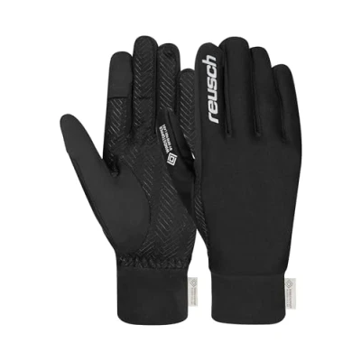 Image de Reusch Karayel Windstopper® Touch TEC Junior Gants multisports coupe vent et respirants pour enfants, adolescents, filles garçons, compatibles avec écran tactile téléphone portable tablette