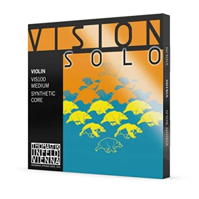 Image de Cordes Thomastik Infeld Violon Vision Solo Noyau synthétique;Jeu 4/4 (VIS01/VIS02/VIS03/VIS04); Jeu