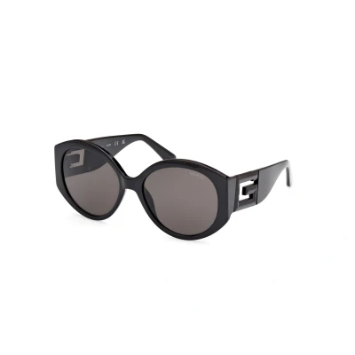 Image de Guess Gu7917 Lunettes de Soleil Femme, Noir Brillant, Taille Unique