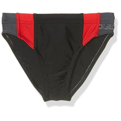 Image de Haute pression 515, Slip Garçon, Noir (Noir/Gris/Rouge), 6 ans (Taille Fabricant: 6ANS)