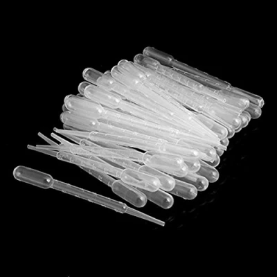 Image de quanjucheer Lot de 50 pipettes compte gouttes transfert jetables en plastique 3 ml