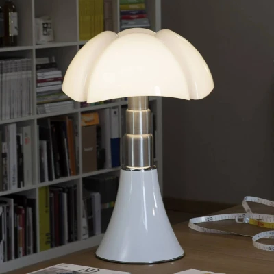 Image de Lampe MARTINELLI LUCE Pipistrello 4.0 LED Bluetooth Pied télescopique H66 86cm Blanc