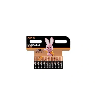 Image de 10 x Duracell AAA Plus (1 blister de piles), mini stylet (LR03/MN2400)