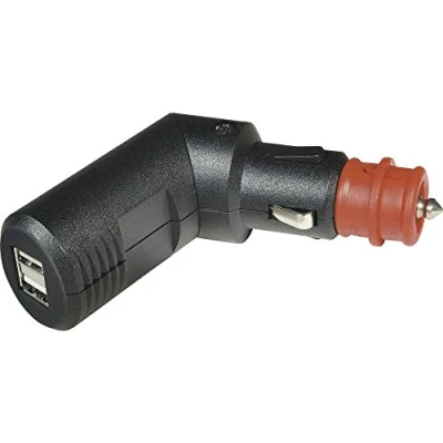 Image de ProCar Connecteurs de rechargement USB x2, coudés Charge courant max=5 A Convient pour