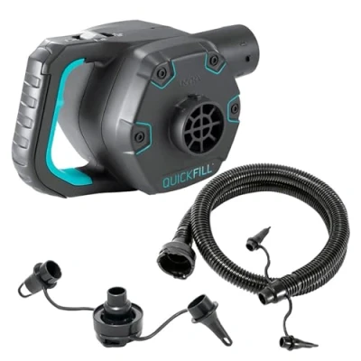 Image de Intex gonfleur Electrique 220 240 Volts poignee Ergonomique