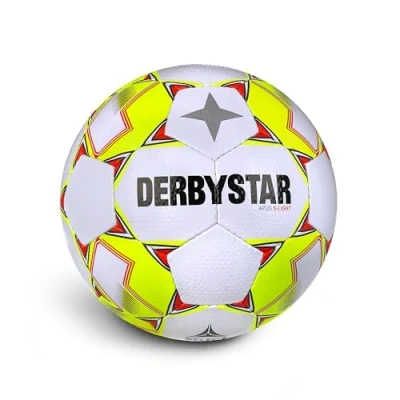 Image de Derbystar Ballon de Football Unisexe pour Jeunes Apus S Light v23 Blanc Jaune 5