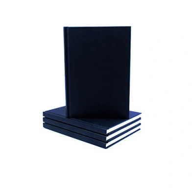 Image de Seawhite Carnet à Dessin, Papier 140 g/m², Couverture en Tissu Noir Format Portrait A5