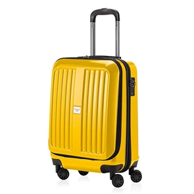 Image de HAUPTSTADTKOFFER X Berg Bagage à main robuste avec compartiment pour ordinateur portable, taille 55 cm, 42 L, Jaune