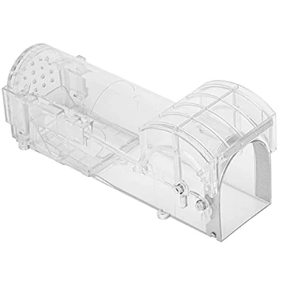 Image de ZZDZW Piege A Rats, Piège Anti Rat, Attrape Rats Vivant/Cage Efficace Contre Les Rongeurs, Réutilisable Et Durable, Nasse Rat Transparent Souricière Continue Automatique (Color : E)