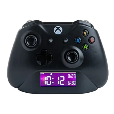 Image de Paladone Réveil Xbox Controller Marchandise Officielle Microsoft, Digital Noir avec Date, Cadeau Accessoire pour Gamer, Décor de Chambre